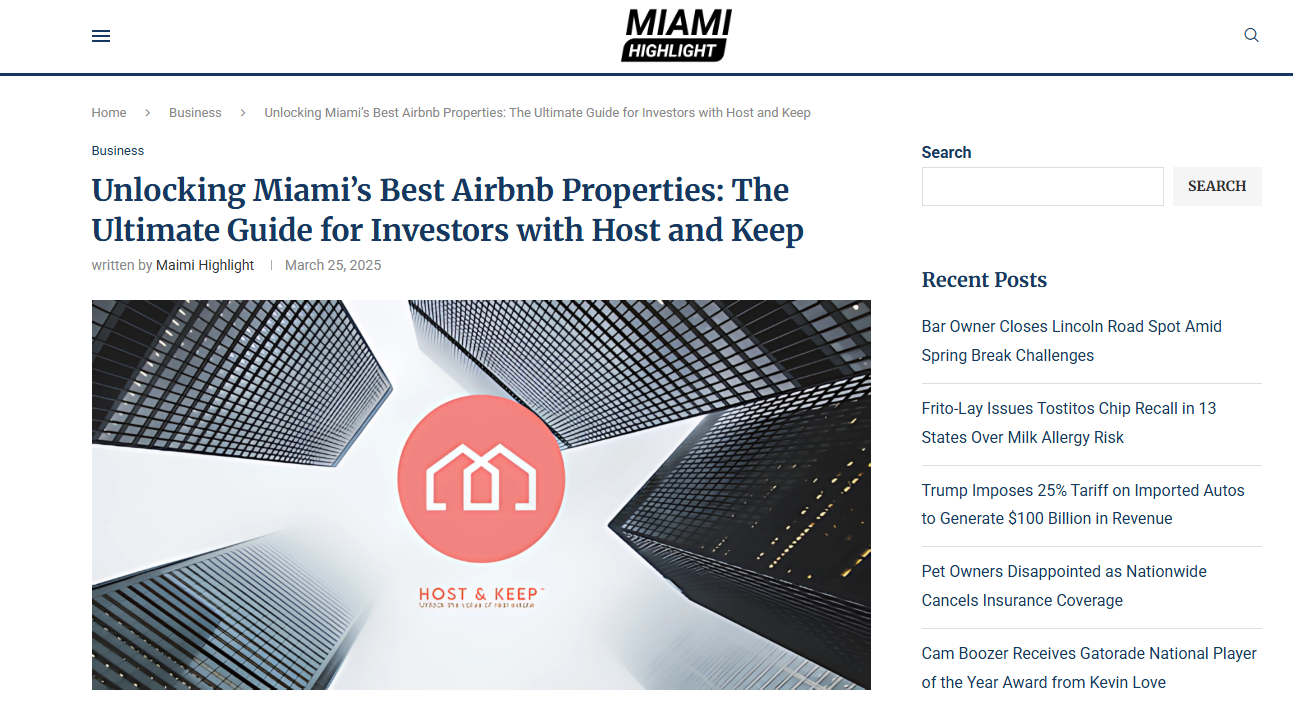  The Ultimate Guide for Investors with Host and Keep